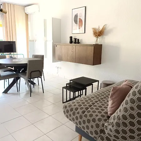 Douka T2 Wifi Clim Piscine En Saison - Centre Proche Plage-port - Motte Λα Γκραντ-Μοτ